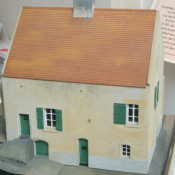 A tactile model of Louis Braille's home (in the Louis Braille museum in Coupvray, France)